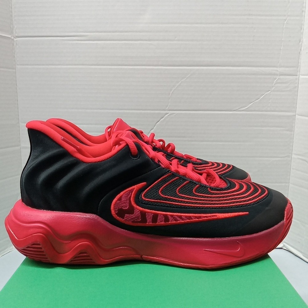 Nike Giannis Immortality‎ 4 Men's Basketball Shoes Size 8 Black/Team Red